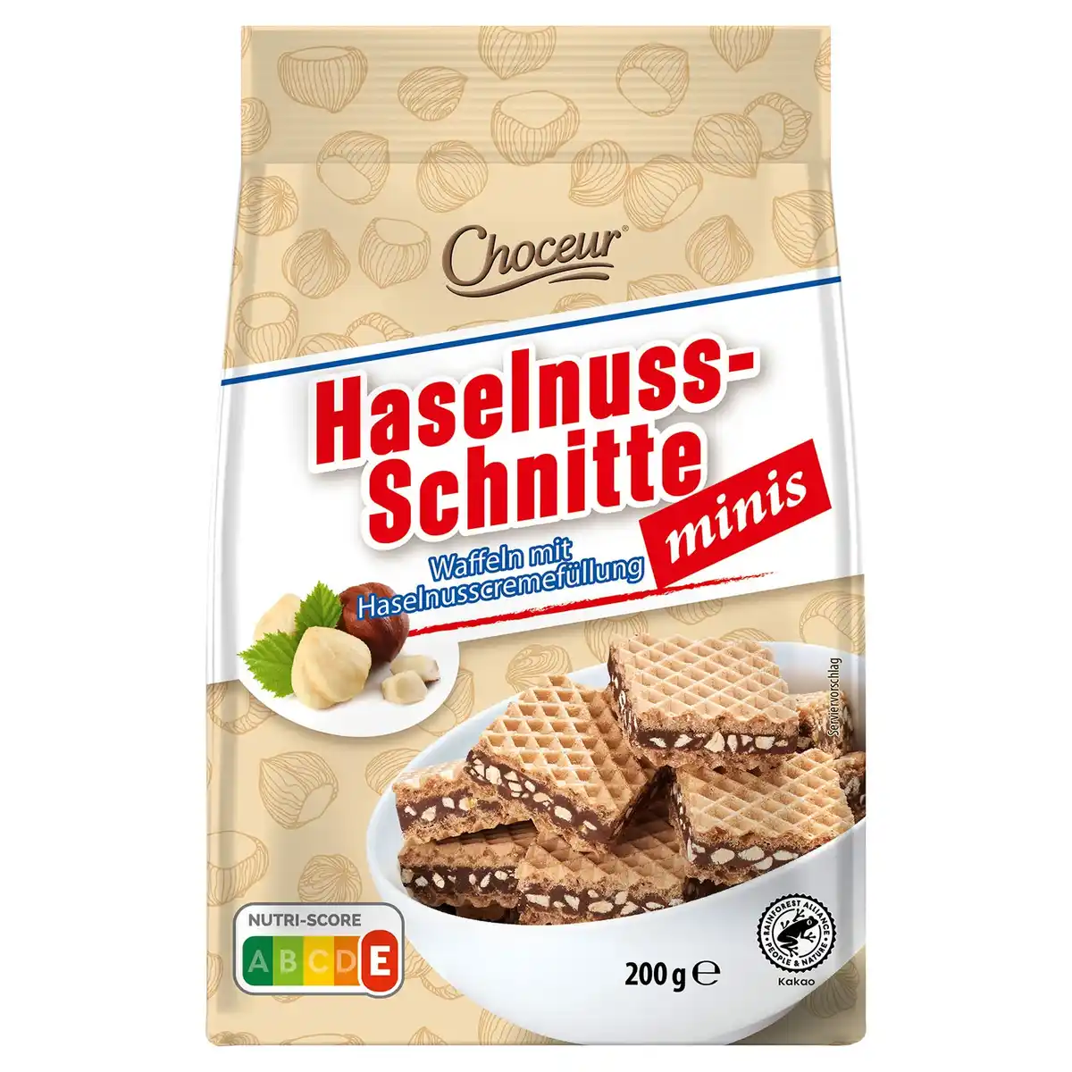 Bild 1 von CHOCEUR Haselnuss-Schnitte Minis 200 g