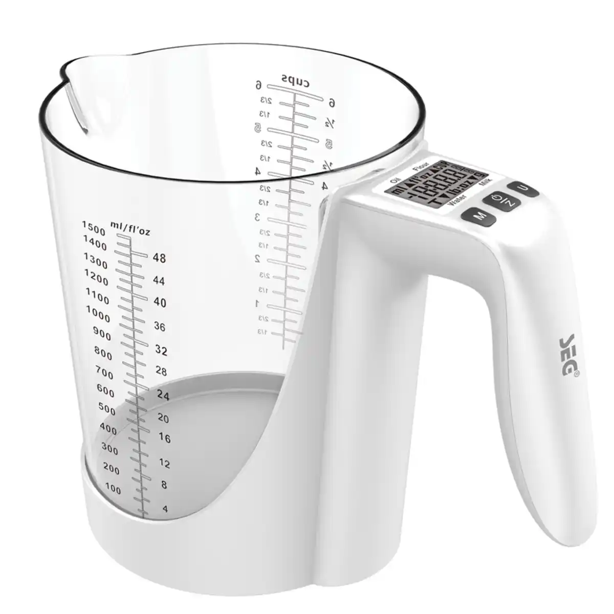 Bild 1 von Messbecherwaage 1,5 Liter - Weiß