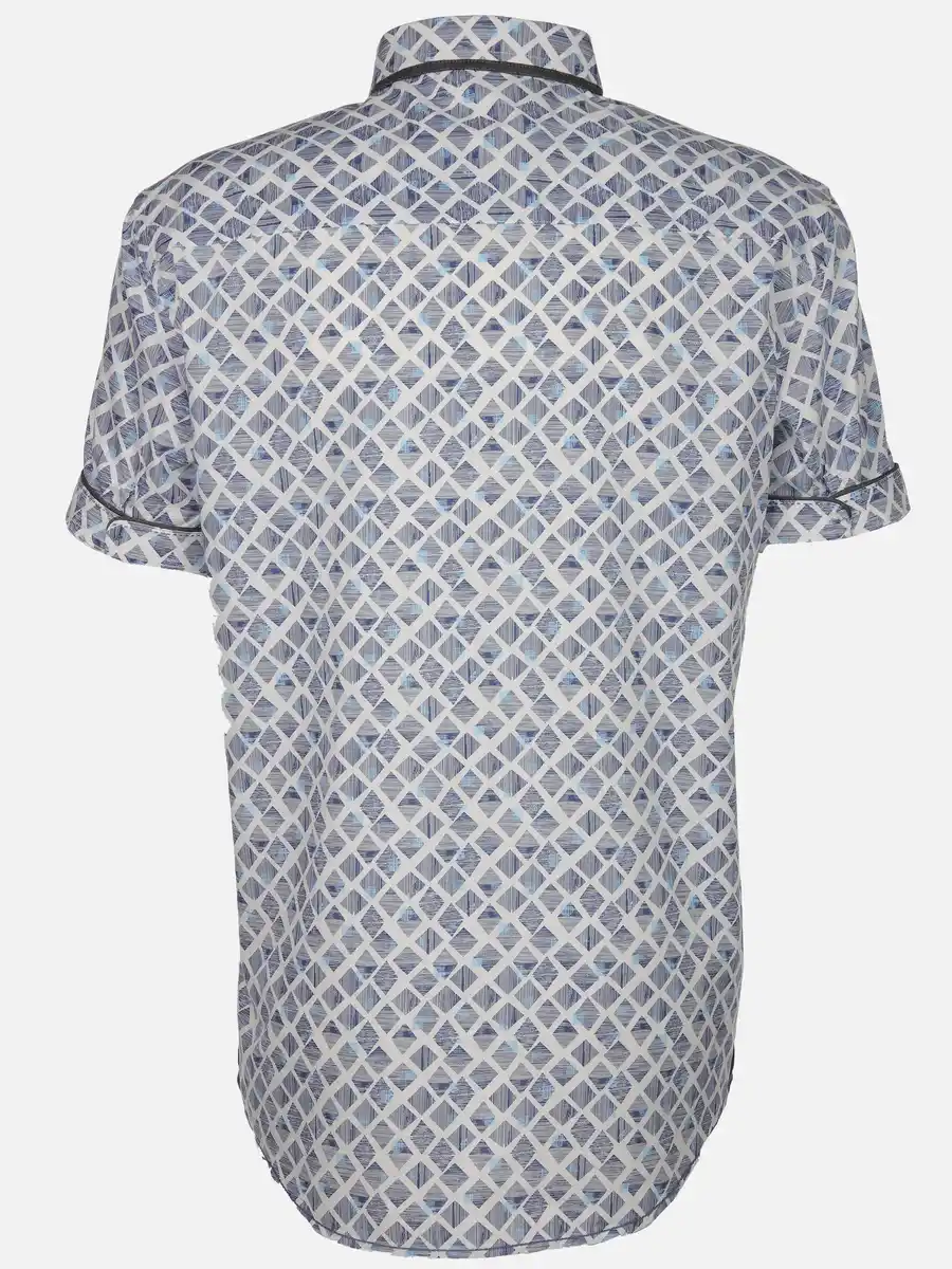 Bild 2 von Herren Freizeithemd mit Alloverprint Blau