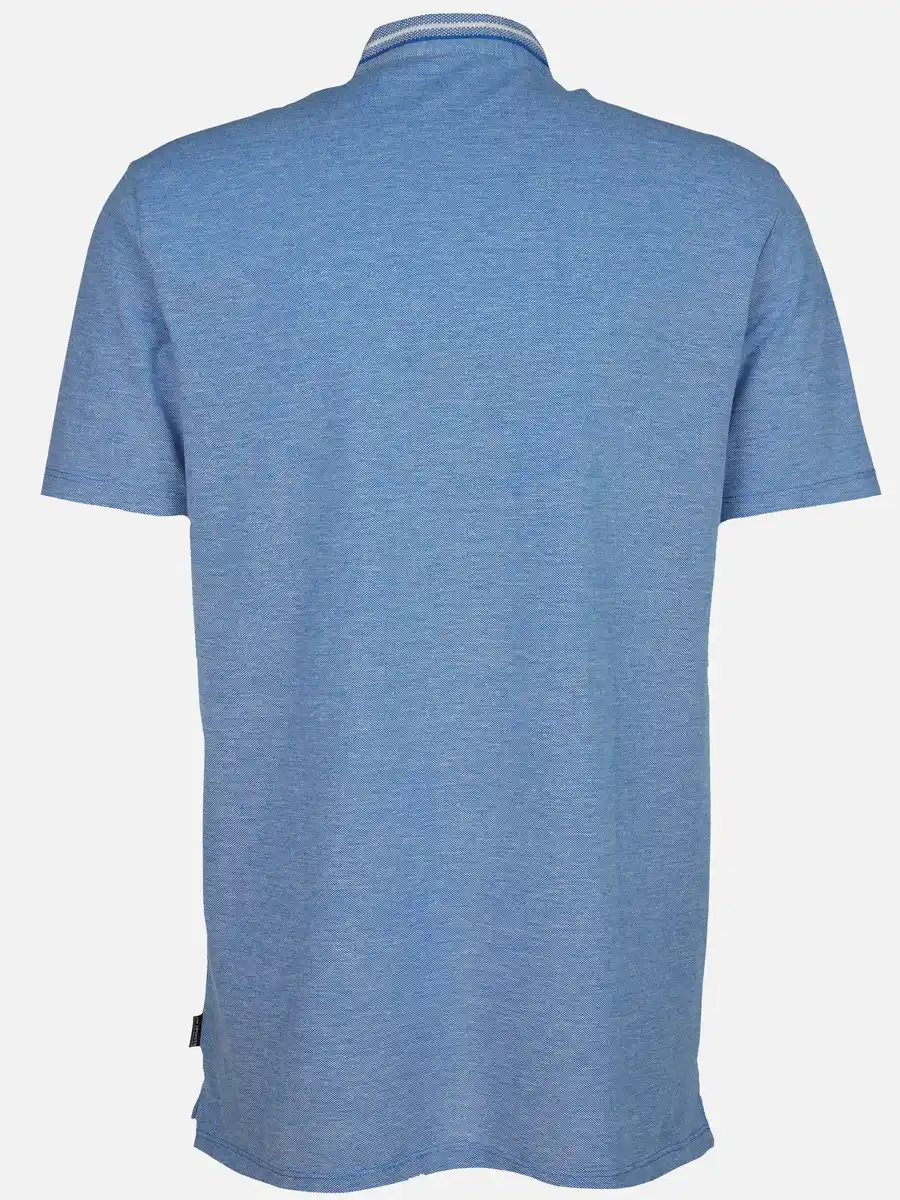 Bild 2 von Herren Poloshirt mit Stehkragen Blau
