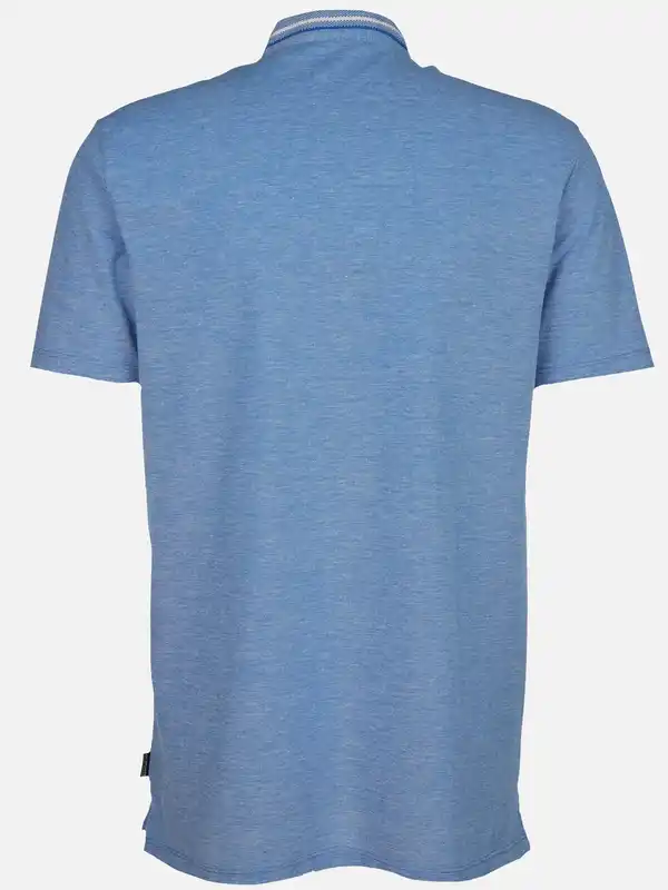 Bild 2 von Herren Poloshirt mit Stehkragen Blau