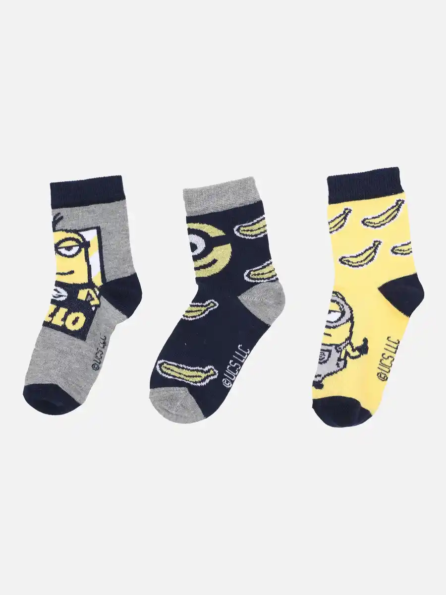 Bild 2 von Kinder Socken im 3er Pack Gelb