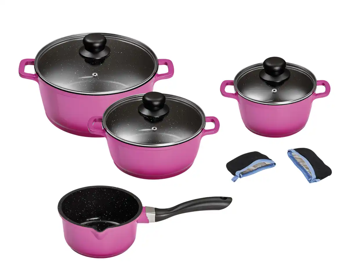 Bild 1 von Kochtopfset Aluguss Induktion Beere