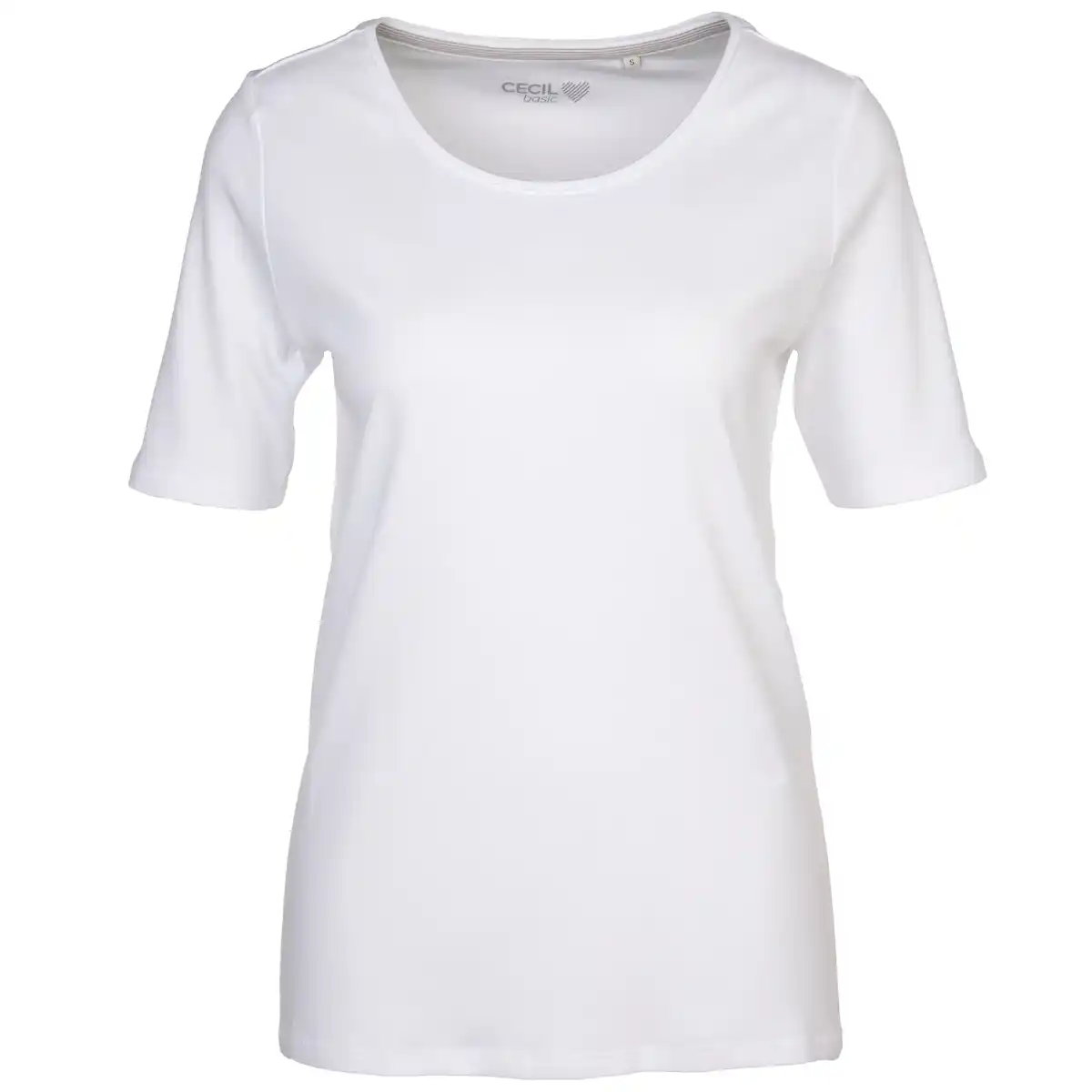 Bild 1 von Damen Basic Shirt Weiß