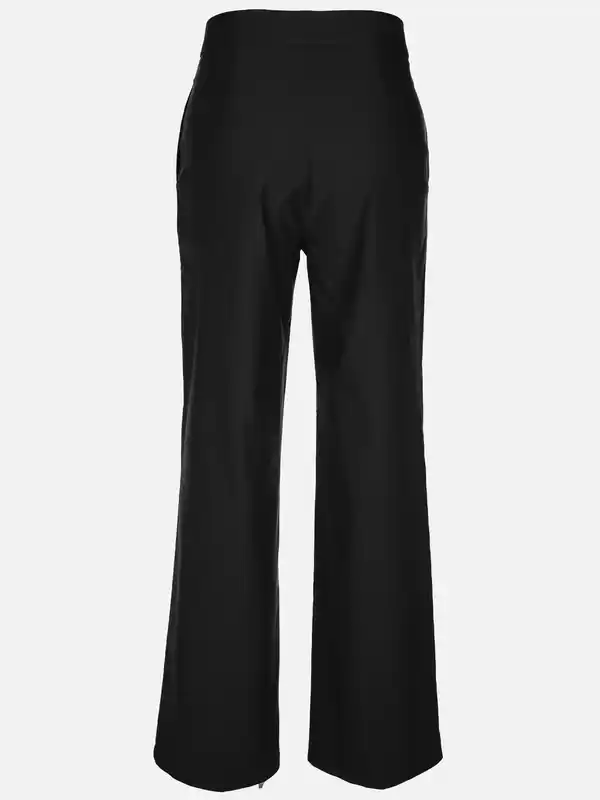 Bild 2 von Damen Hose mit angesetztem Bund Schwarz