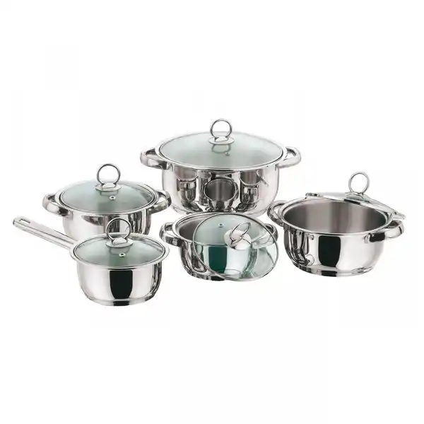 Bild 2 von Kochtopf-Set "New Silver Line Glass", 5 tlg.