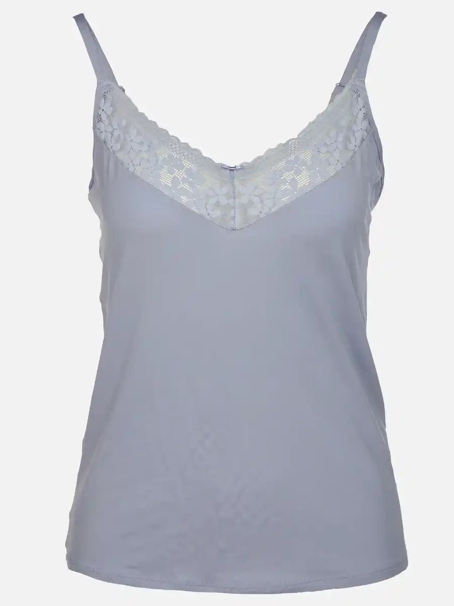 Bild 1 von Damen Unterhemd mit Spaghettiträgern Blau