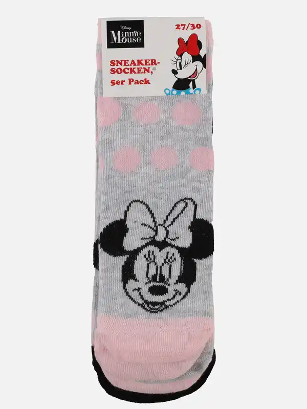 Bild 3 von Mädchen Sneakersocken im 5er Pack Bunt