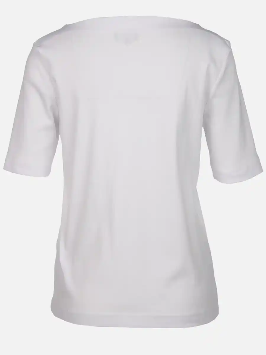 Bild 2 von Damen Shirt unifarben Weiß