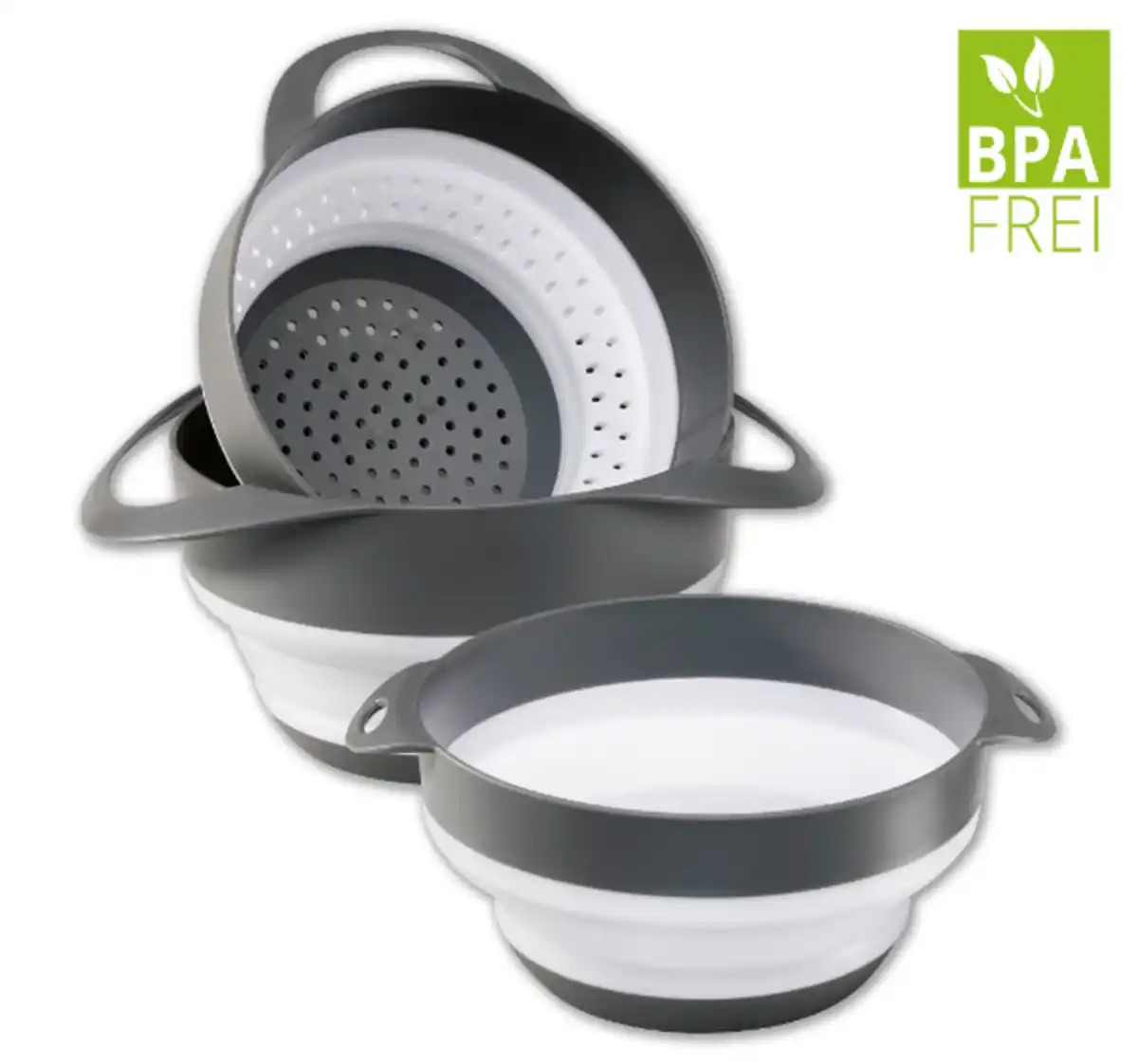 Bild 1 von HEDURA Faltbares Sieb-und-Schüssel-Set*