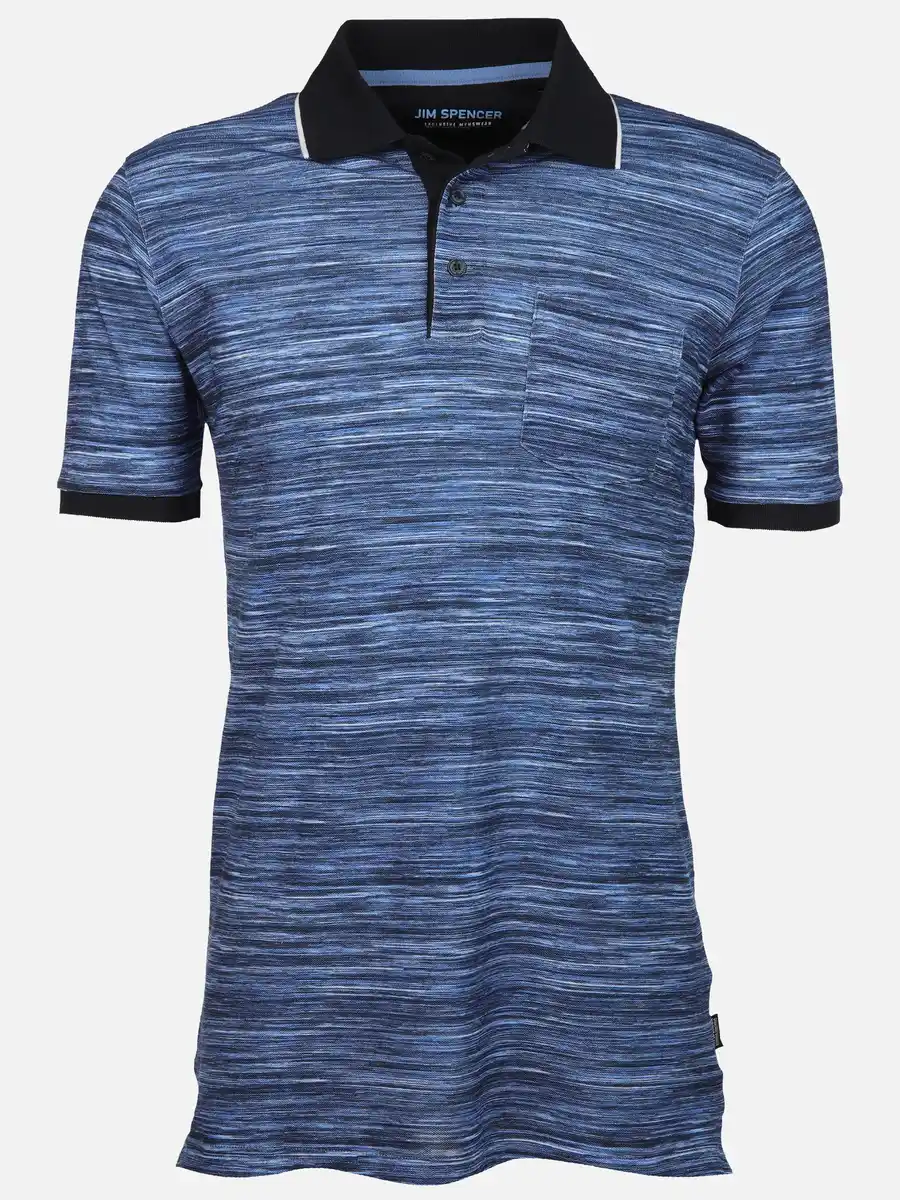 Bild 1 von Herren Poloshirt mit Brusttasche Blau