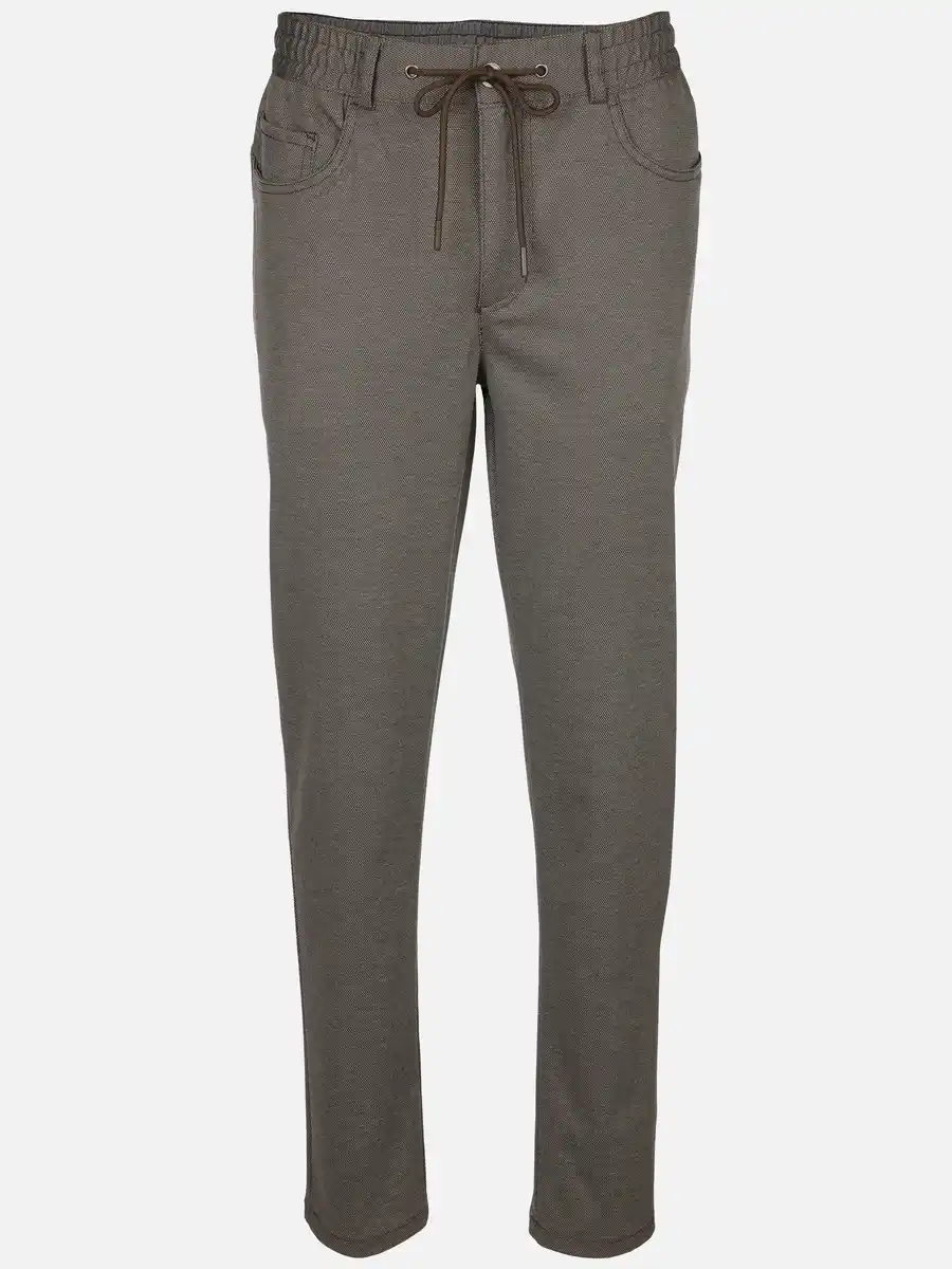 Bild 1 von Herren Jerseyhose mit elastischem Bund Beige