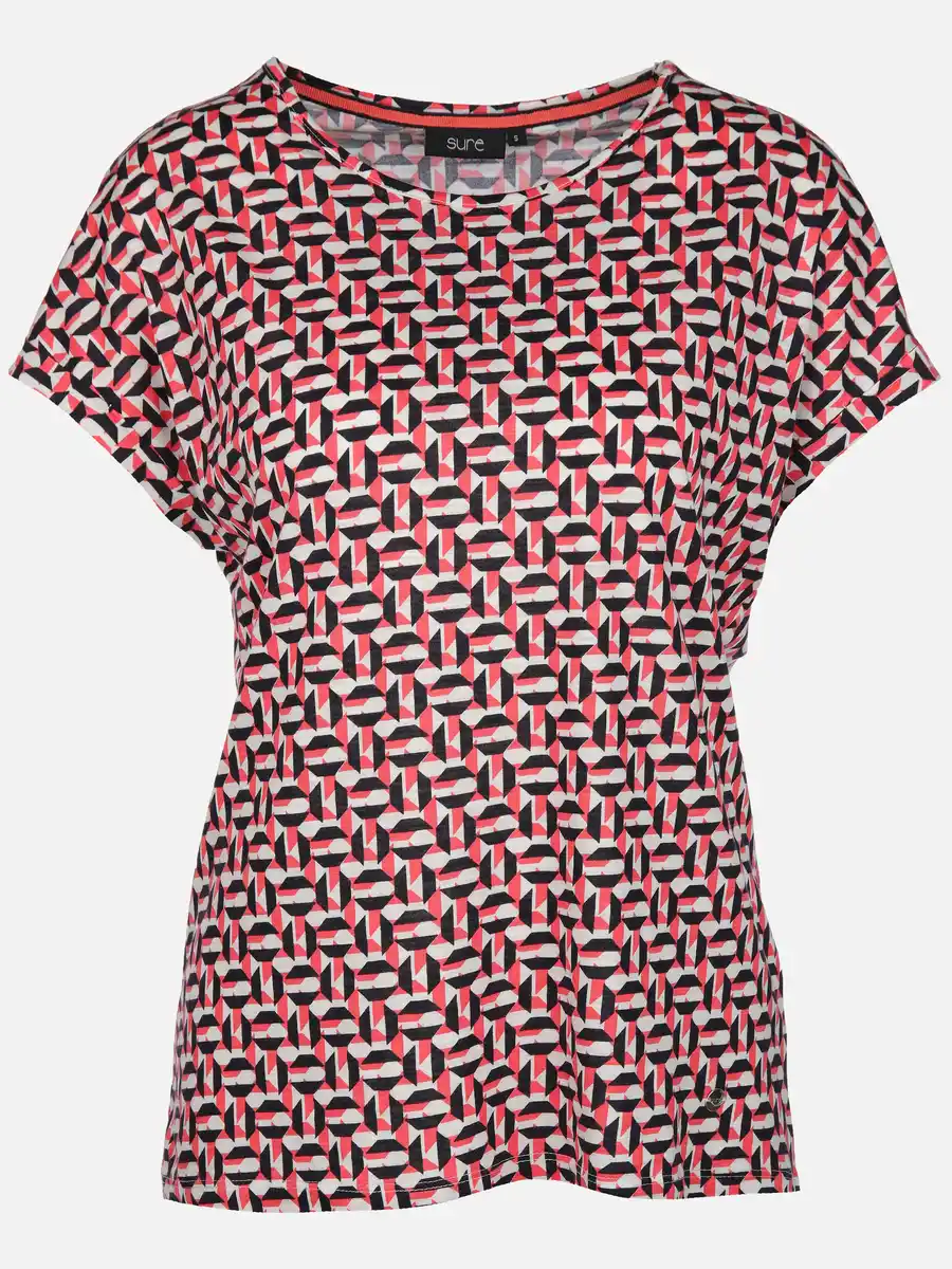 Bild 1 von Damen Shirt mit Alloverprint Marine