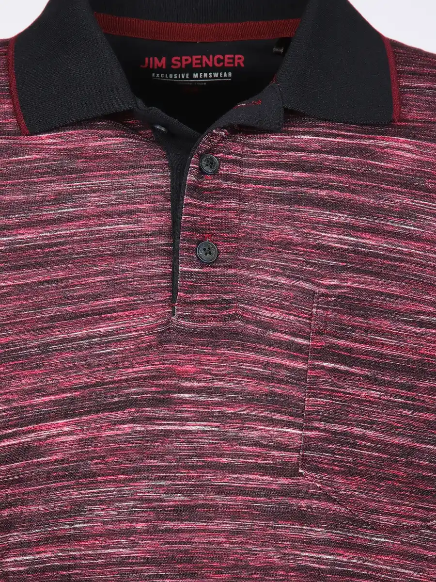 Bild 3 von Herren Poloshirt mit Brusttasche Rot