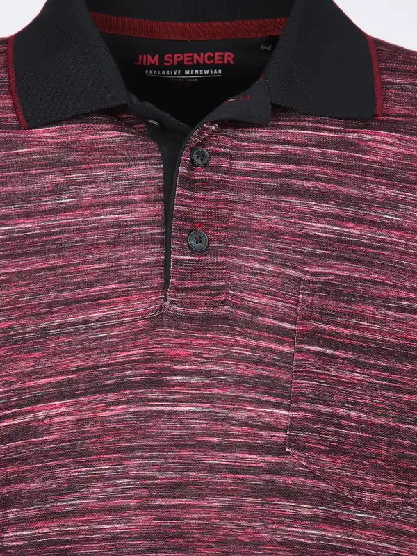 Bild 3 von Herren Poloshirt mit Brusttasche Rot