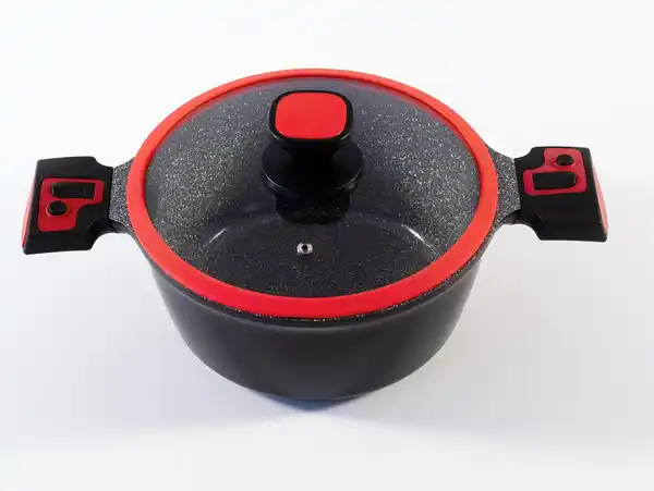 Bild 4 von Click-Grip Kochtopf Aluguss mit Keramikbeschichtung Ø28cm