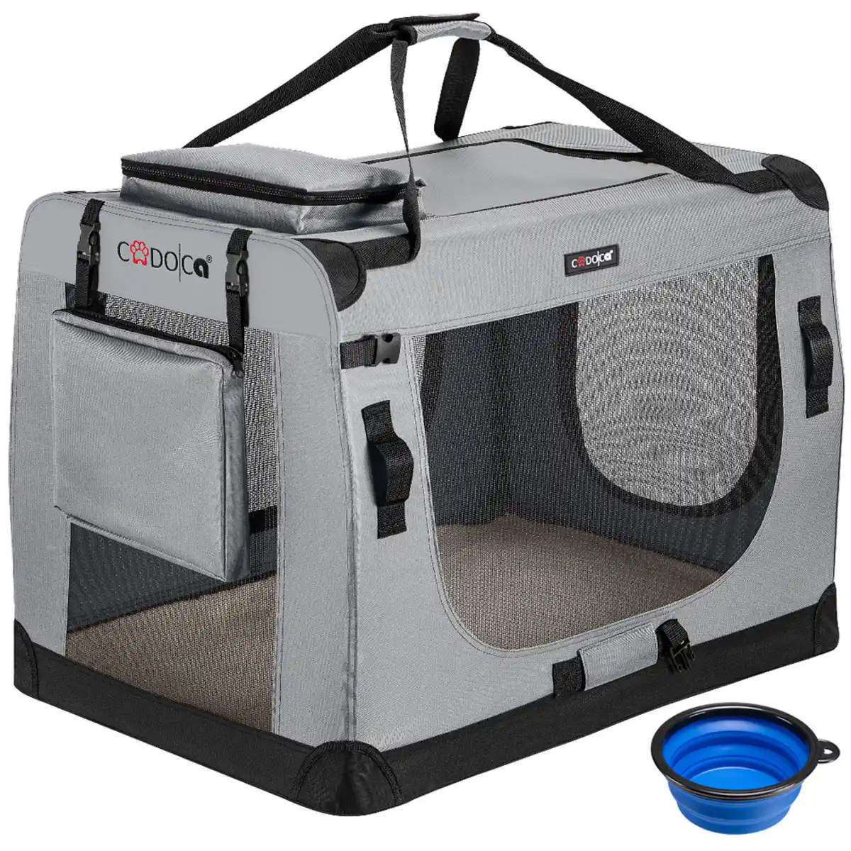 Bild 1 von Tiertransportbox XL 82 x 58 x 58 cm Grau