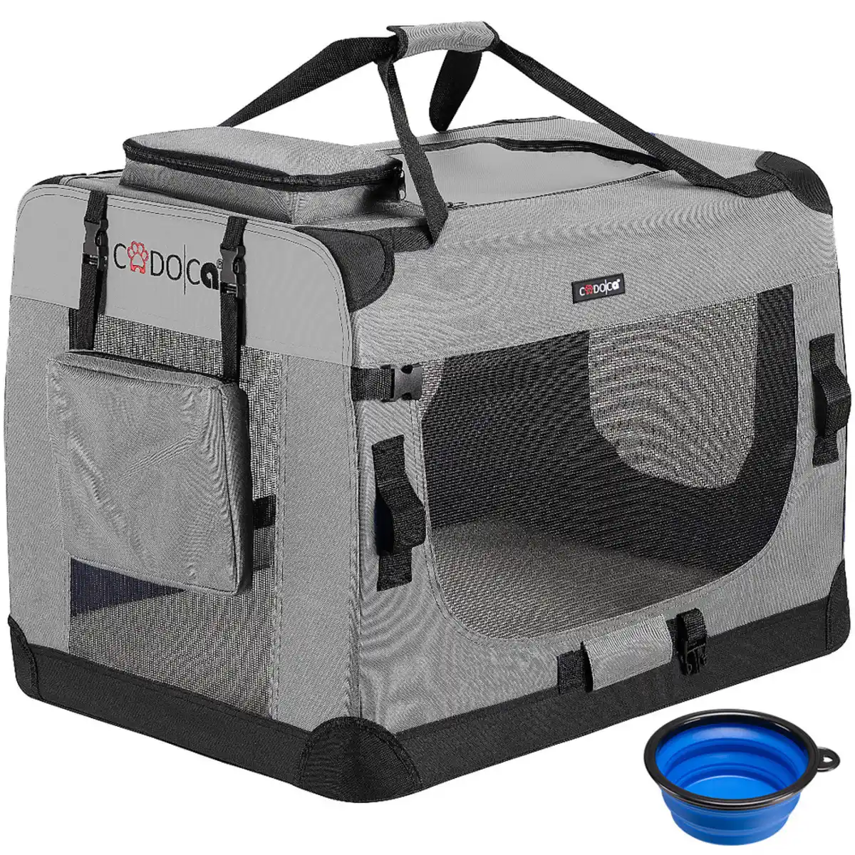 Bild 1 von Tiertransportbox L 70 x 52 x 50 cm Grau