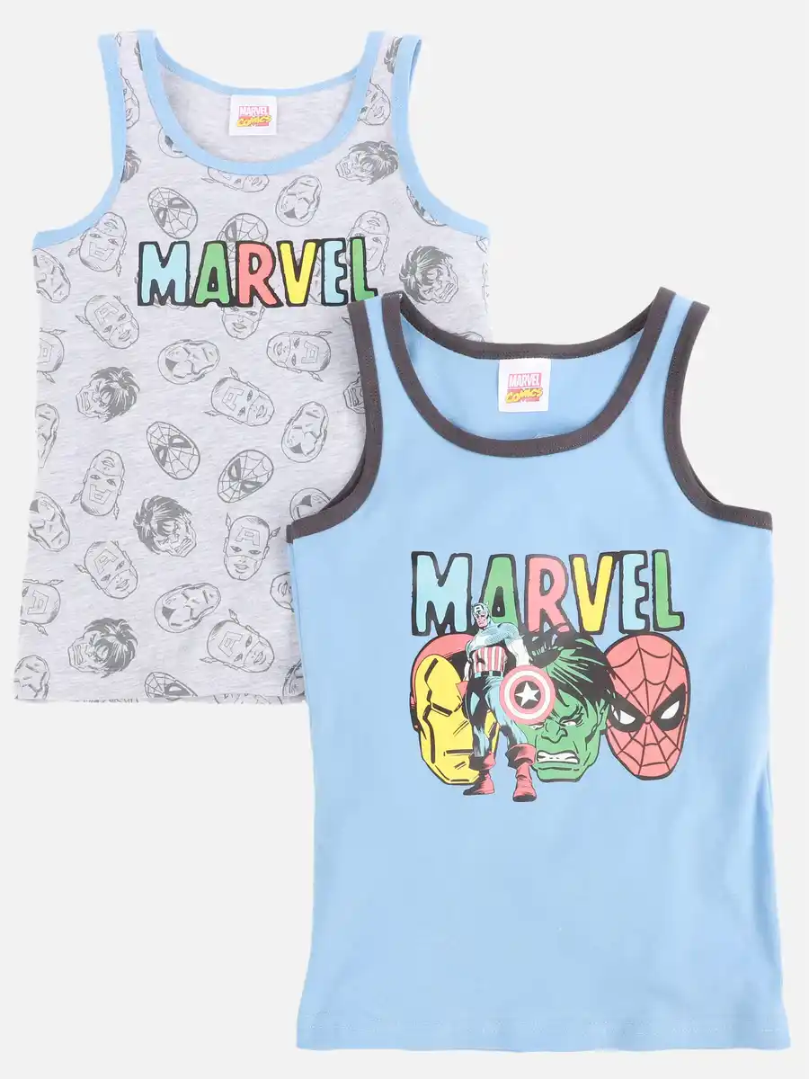 Bild 1 von Jungen Unterhemd im 2er Pack Grau