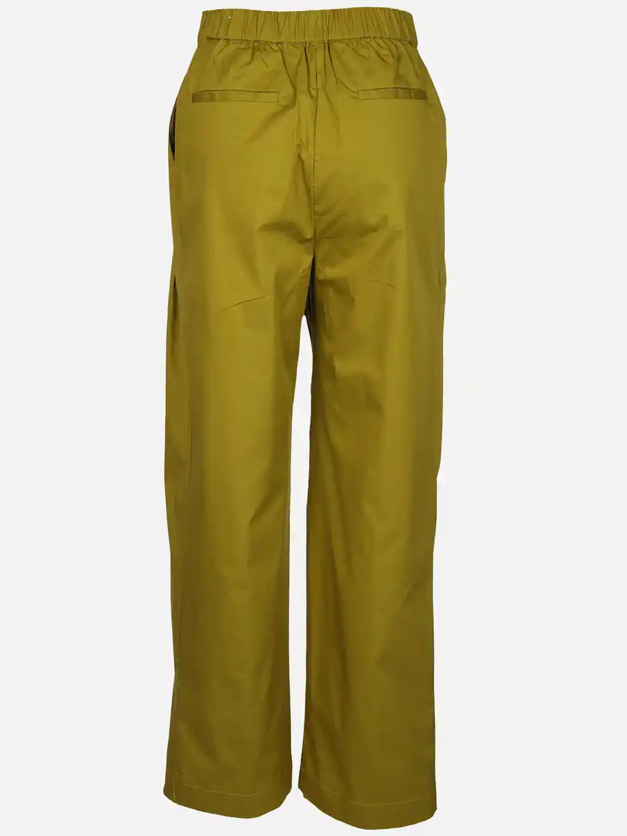 Bild 2 von Damen Culotte Hose mit Bundfalten Grün