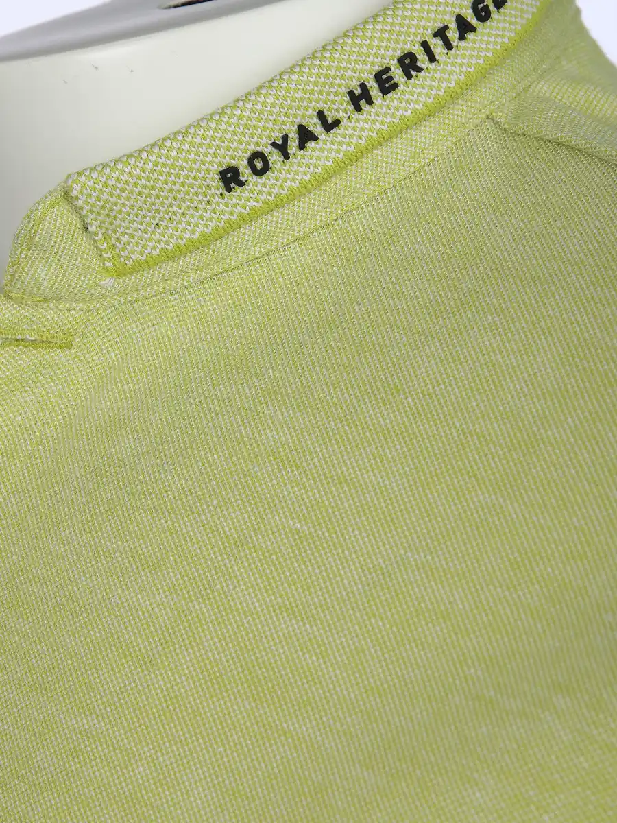 Bild 3 von Herren Poloshirt mit Stehkragen Gelb