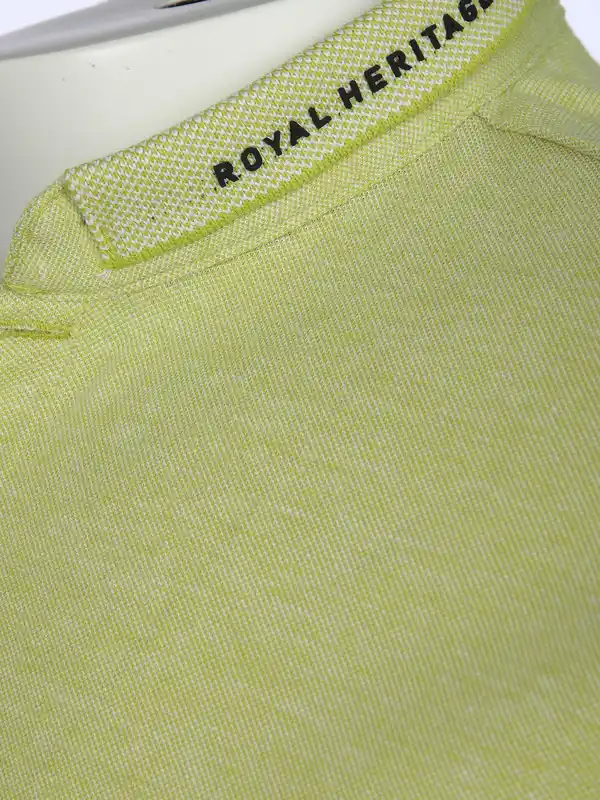 Bild 3 von Herren Poloshirt mit Stehkragen Gelb