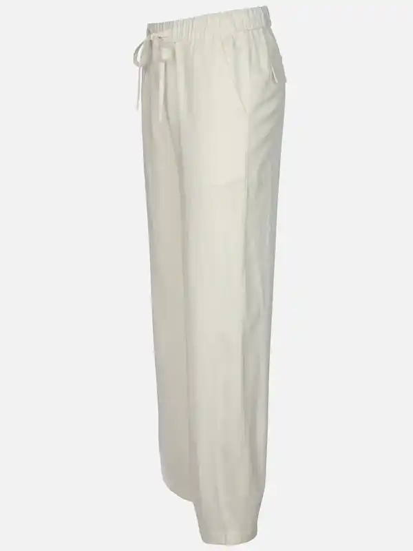 Bild 3 von Damen Leinenhose Weiß
