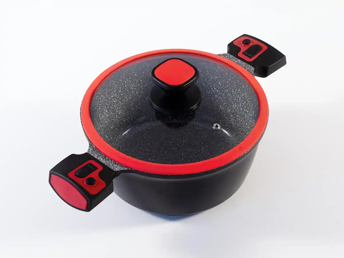 Bild 1 von Click-Grip Kochtopf Aluguss mit Keramikbeschichtung Ø28cm