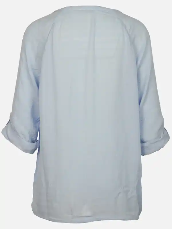 Bild 2 von Damen Seersucker Bluse Blau