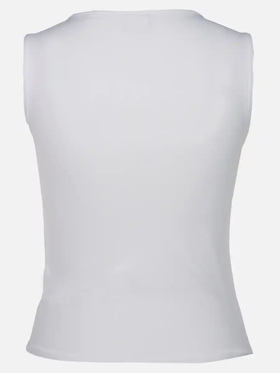 Bild 2 von Damen Top in kurzer Form Weiß