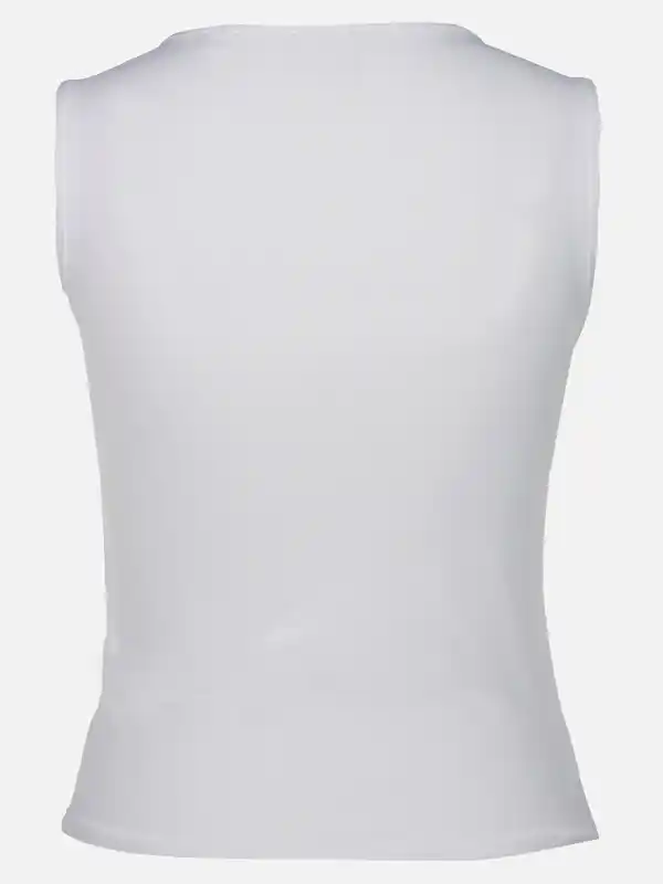 Bild 2 von Damen Top in kurzer Form Weiß