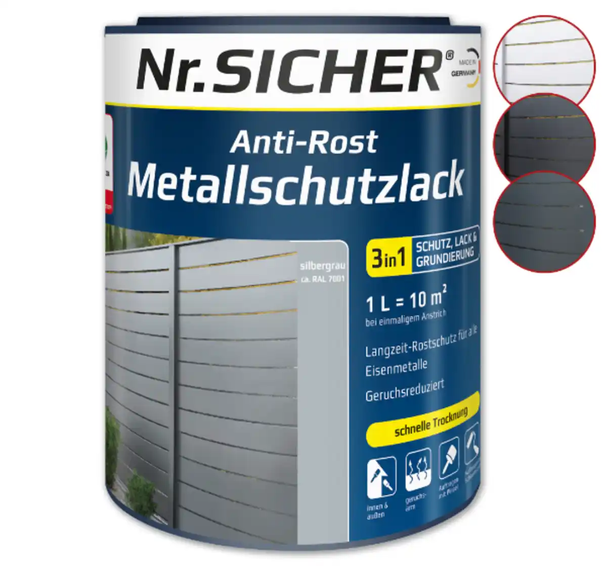 Bild 1 von NR. SICHER Anti-Rost Metallschutzlack*