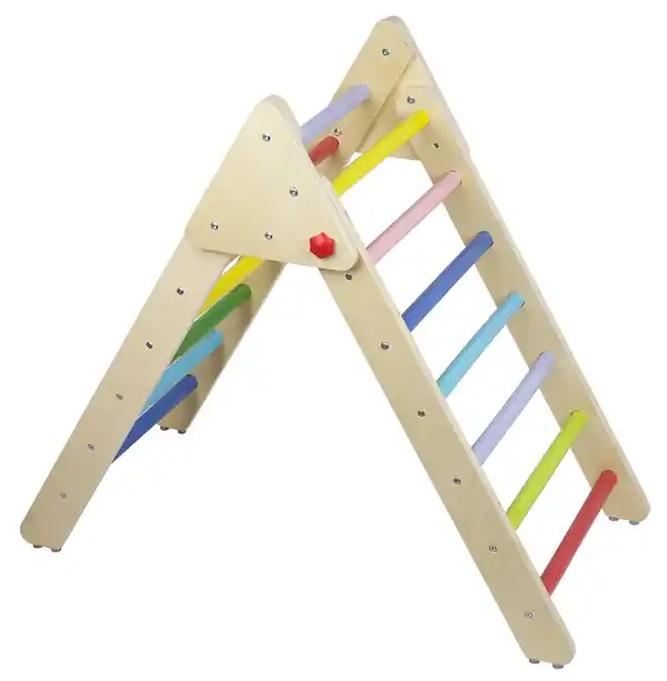 Bild 3 von 3-in-1 zusammenklappbares Regenbogen-Kletterset