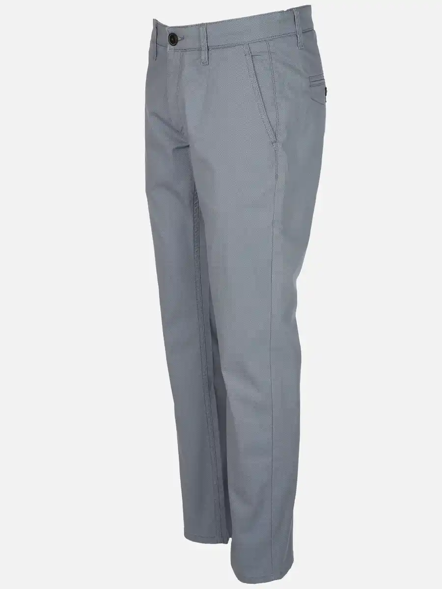 Bild 3 von Herren Chino mit Minimalmuster Blau