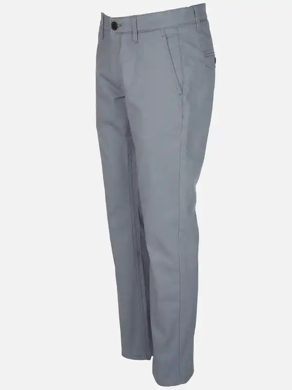 Bild 3 von Herren Chino mit Minimalmuster Blau