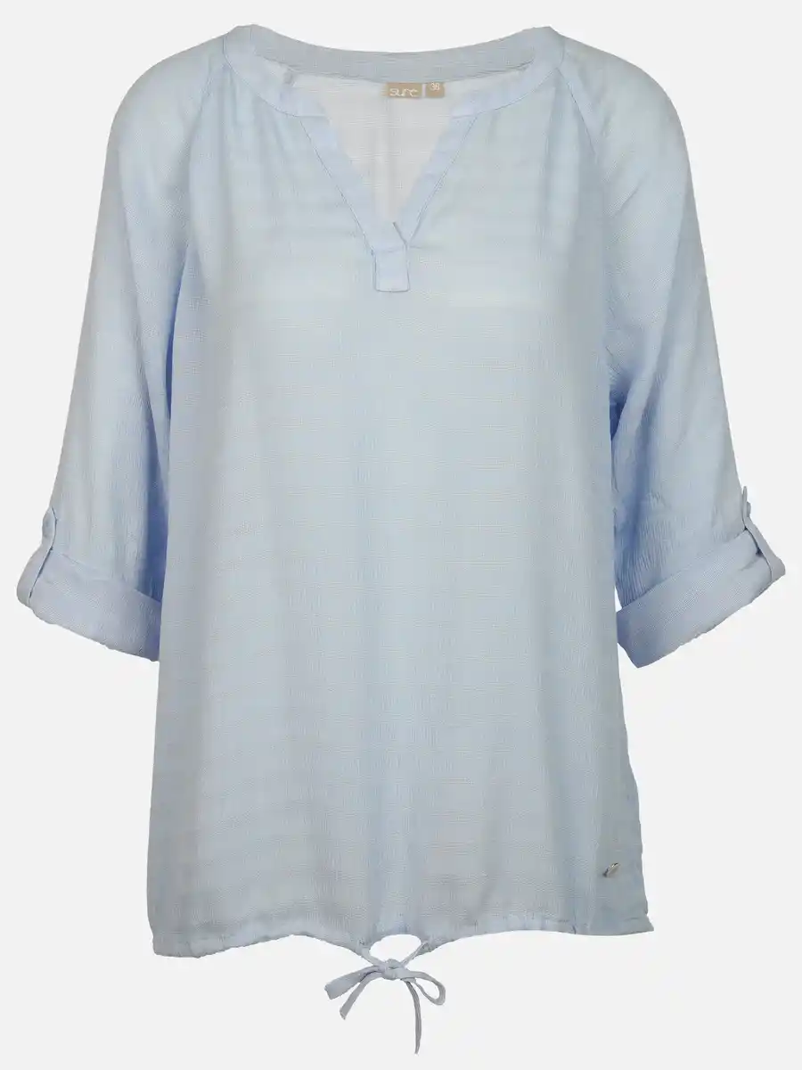 Bild 1 von Damen Seersucker Bluse Blau