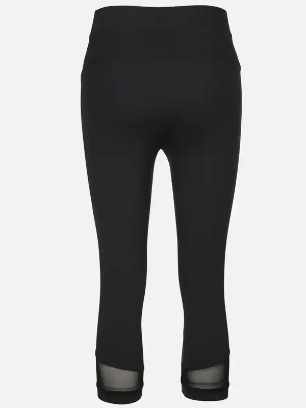 Bild 2 von Damen Leggings in 3/4 Länge Schwarz