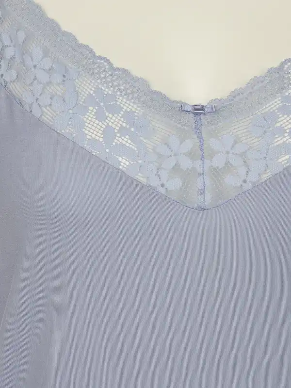 Bild 3 von Damen Unterhemd mit Spaghettiträgern Blau