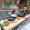 Bild 2 von Gusseisen-Minipfanne mit Stiel und Untersetzer 18cm schwarz