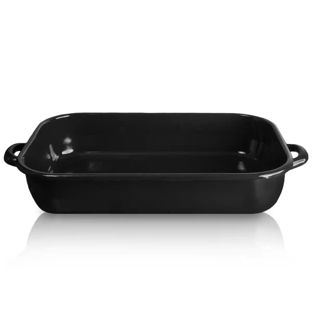 Bild 1 von Emaillierte Vierkantpfanne schwarz, 40 cm