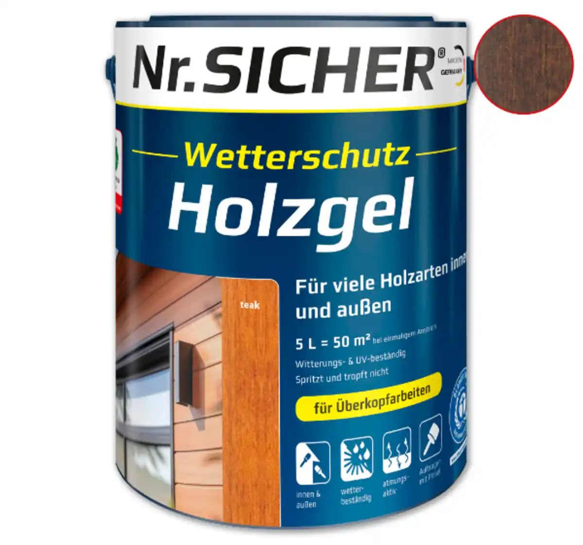 Bild 1 von NR. SICHER Wetterschutz-Holzgel*