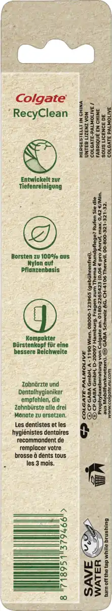 Bild 4 von Colgate RecyClean Zahnbürste Mittel