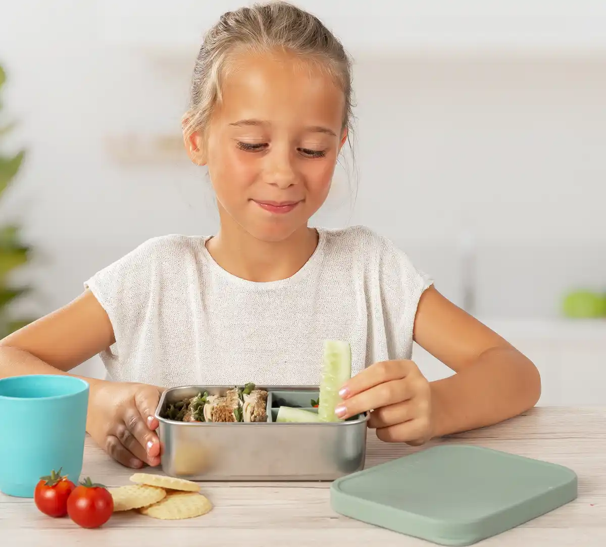 Bild 4 von reer Silikon Edelstahl Brotdose