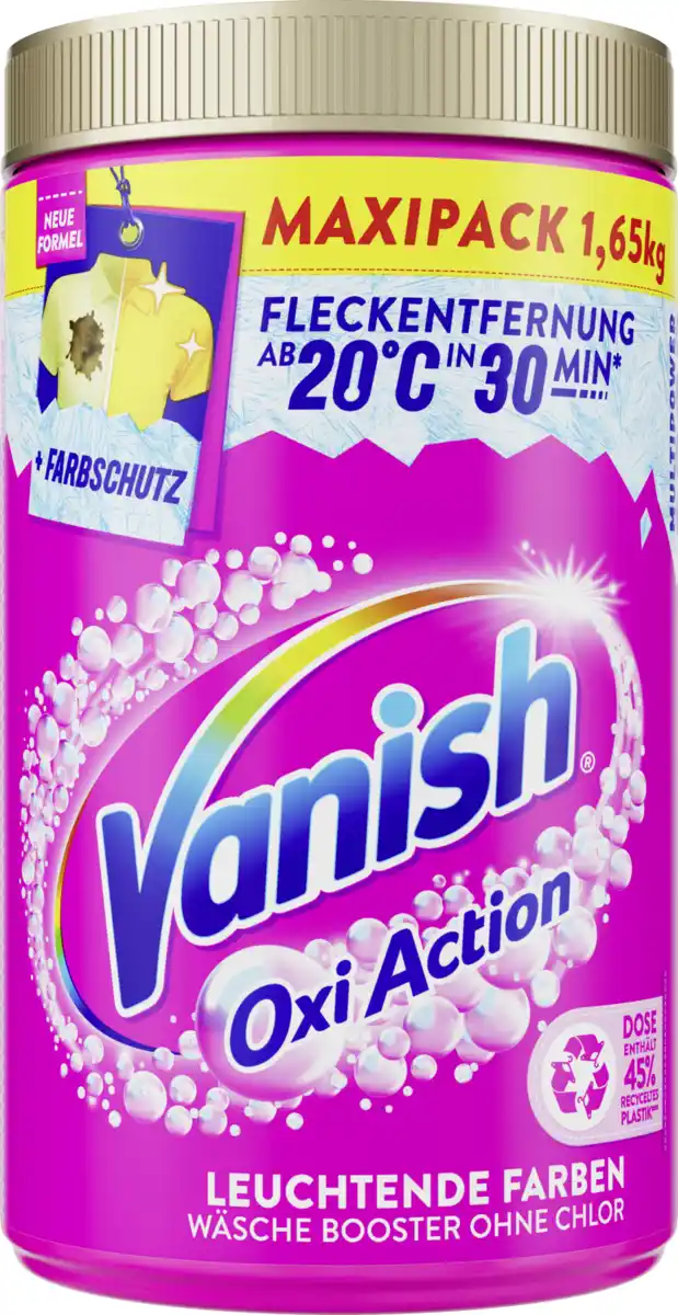 Bild 1 von Vanish Oxi Action Pulver Pink Maxipack, 1.650 g