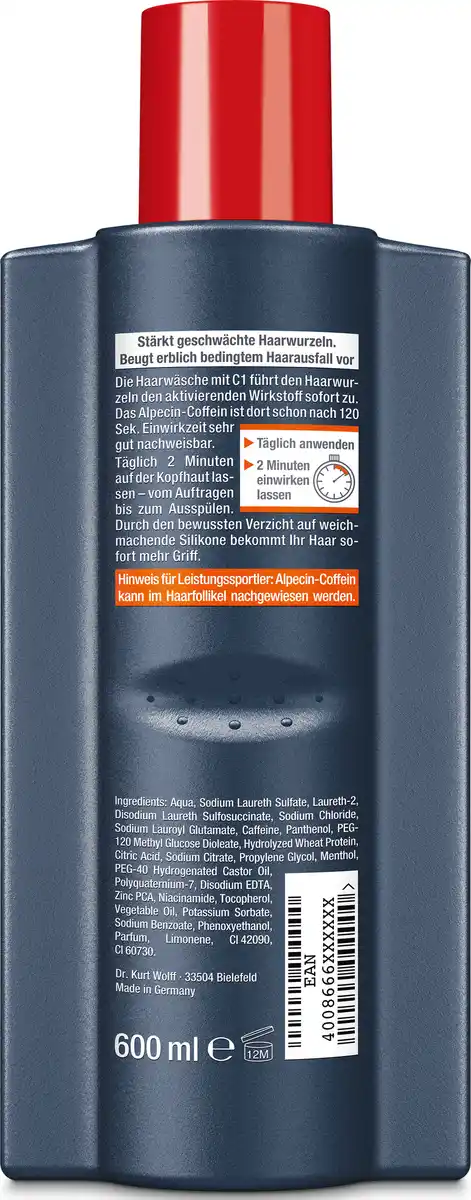 Bild 2 von Alpecin Coffein-Shampoo C1, 600 ml