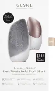 Geske 6in1 Sonic Thermo Facial Brush starlight
