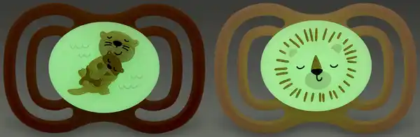 Bild 2 von Babydream Nachtschnuller "Der Leuchtende" Otter/Löwe 18+ M