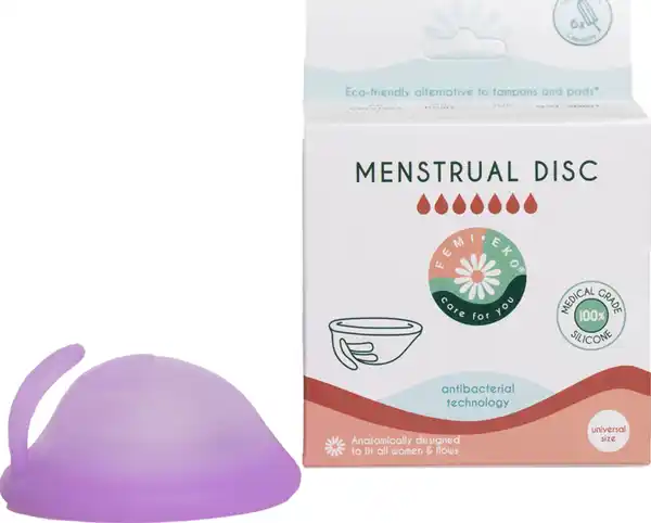 Bild 3 von Femi.Eko Antibakterielle Menstruationsscheibe lila