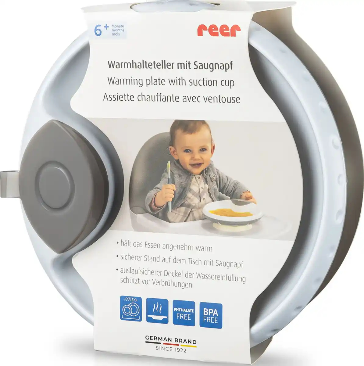 Bild 1 von reer Warmhalteteller mit Saugnapf