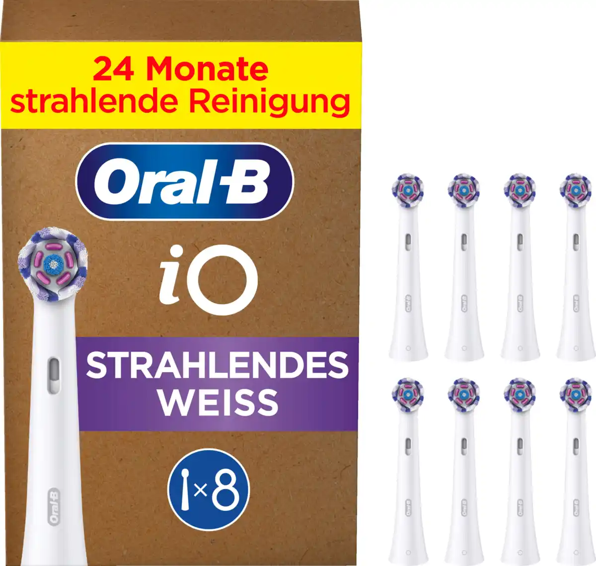 Bild 1 von Oral-B Aufsteckbürsten Strahlendes Weiss weiss